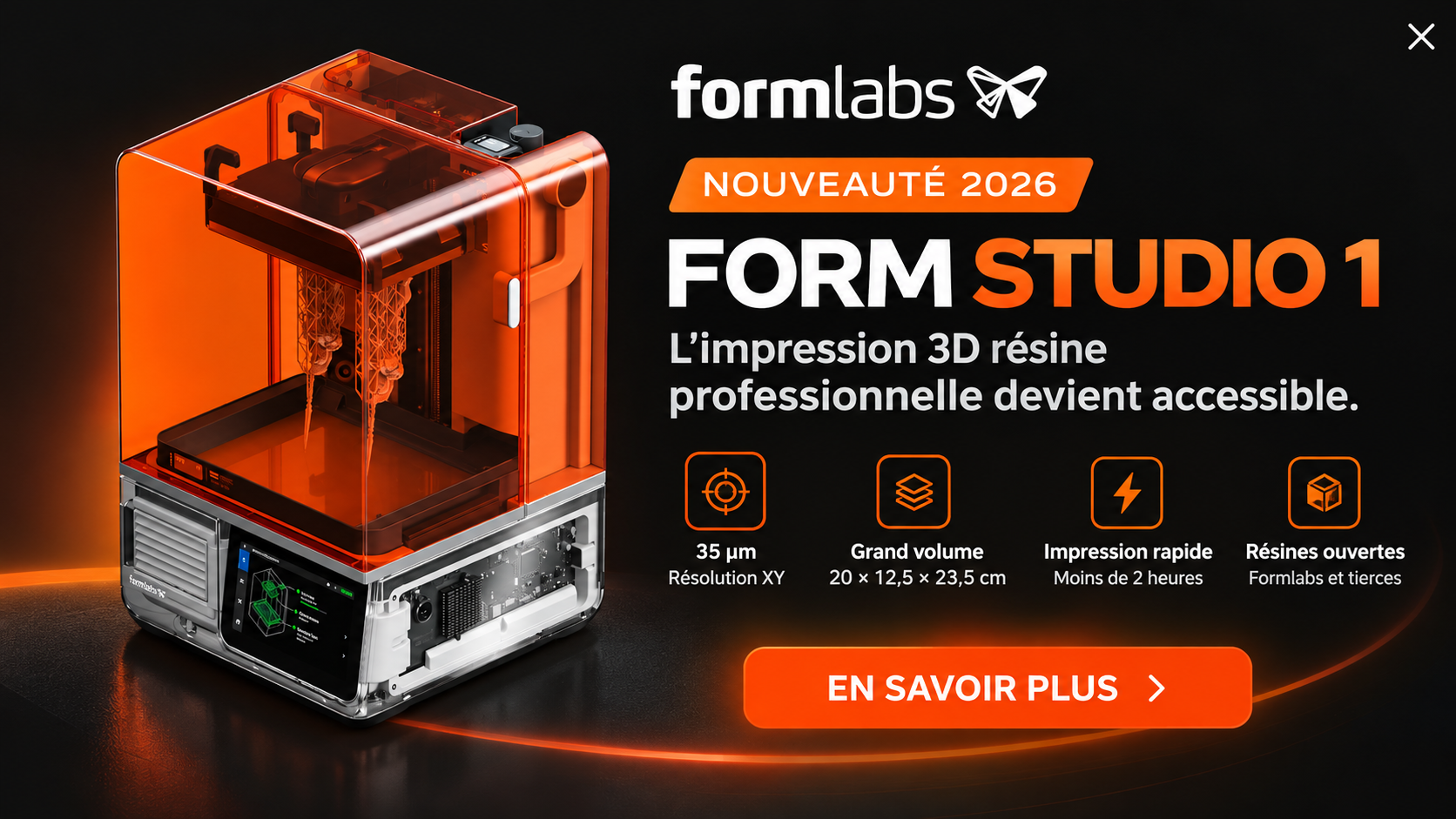 Formlabs Form Studio 1 - Nouveauté 2026